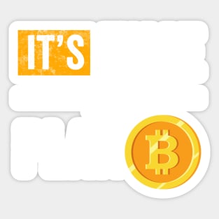 It's Time for Plan B Cryptocurrency Gift Bitcoin Shirt Sticker